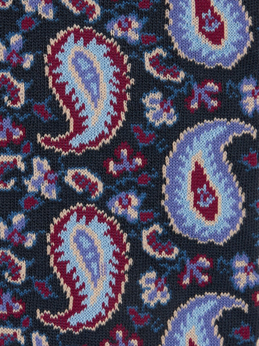 PAISLEY JACQUARD SOCKS - 2