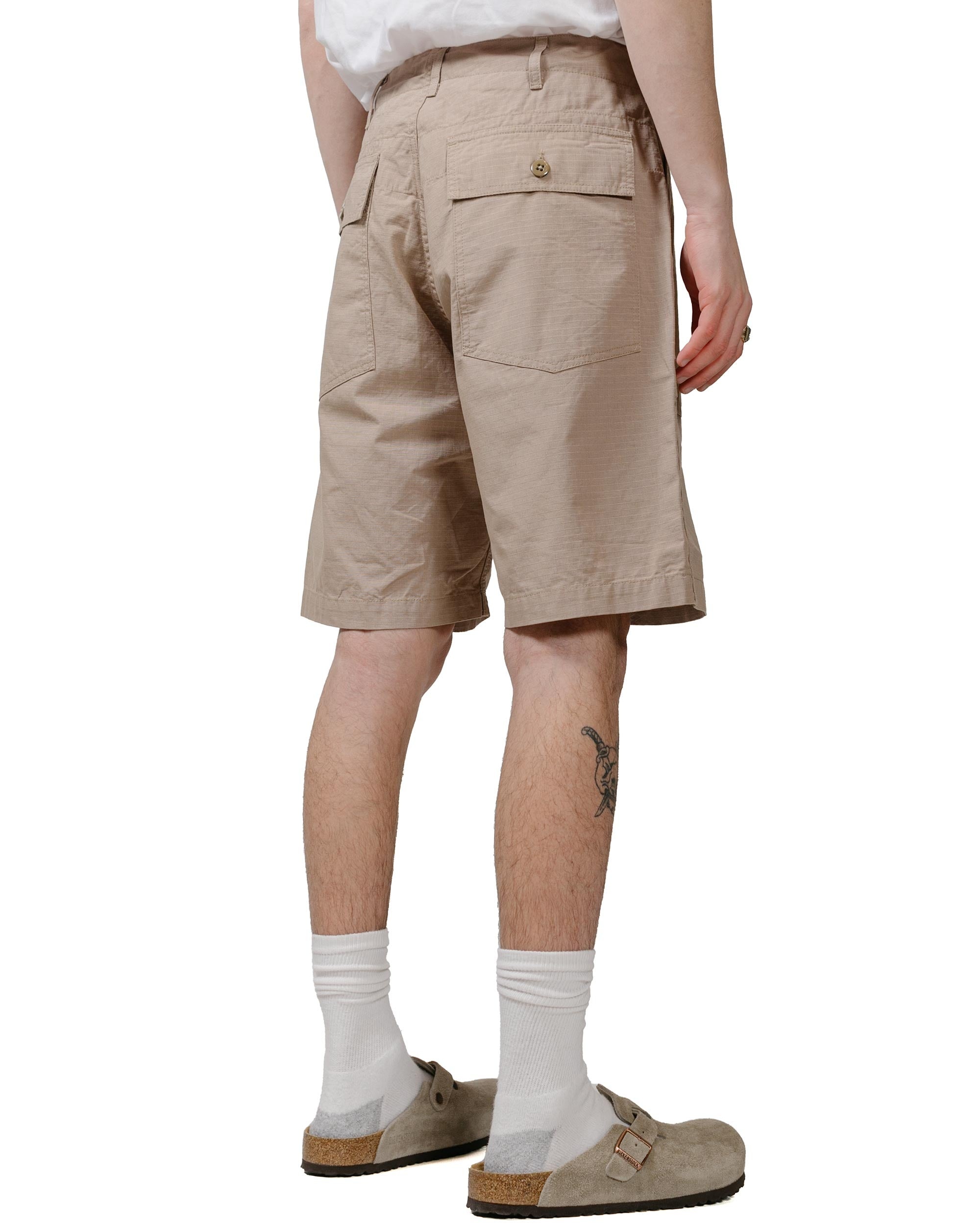 Fatigue Short Khaki Cotton Ripstop - 3
