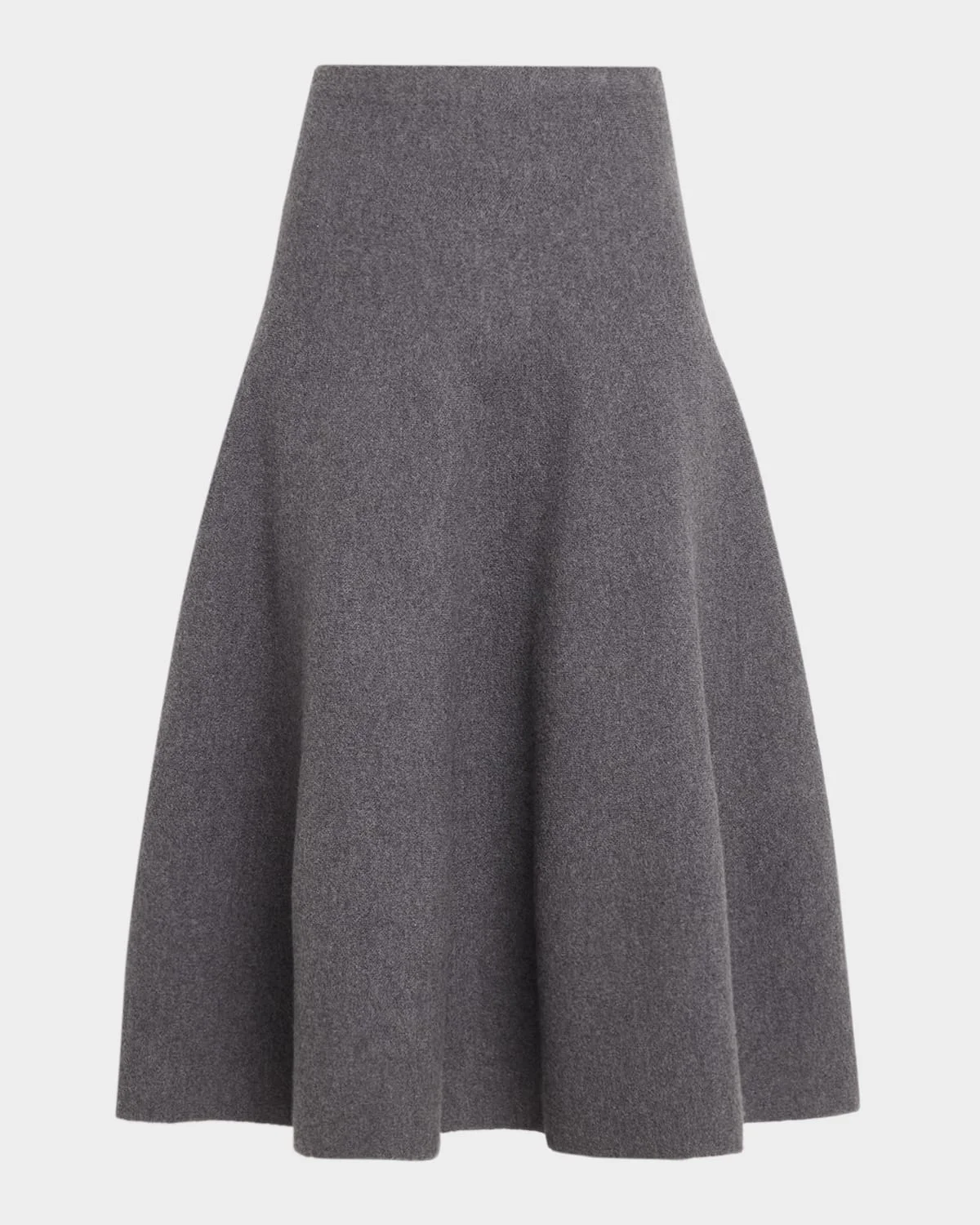 Miller Structured Wool Midi Skirt - 1