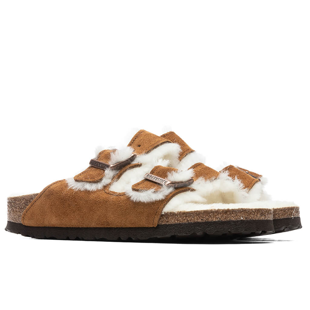 BIRKENSTOCK WOMEN'S NARROW ARIZONA SHEARLING - MINK - 3
