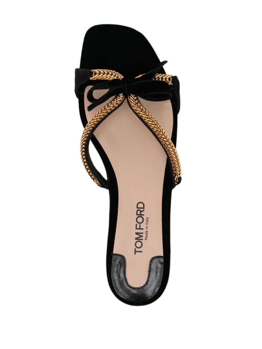 velvet sandals - 4