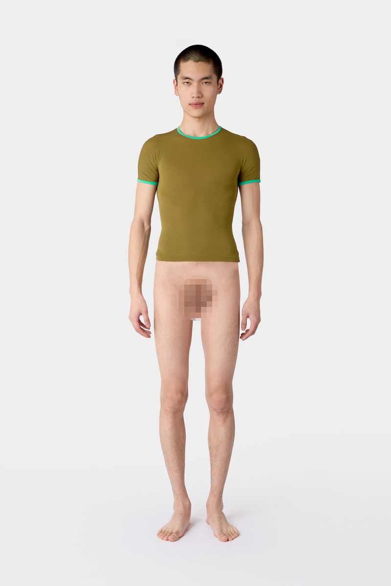 SUPER STRETCH T-SHIRT / olive green 5