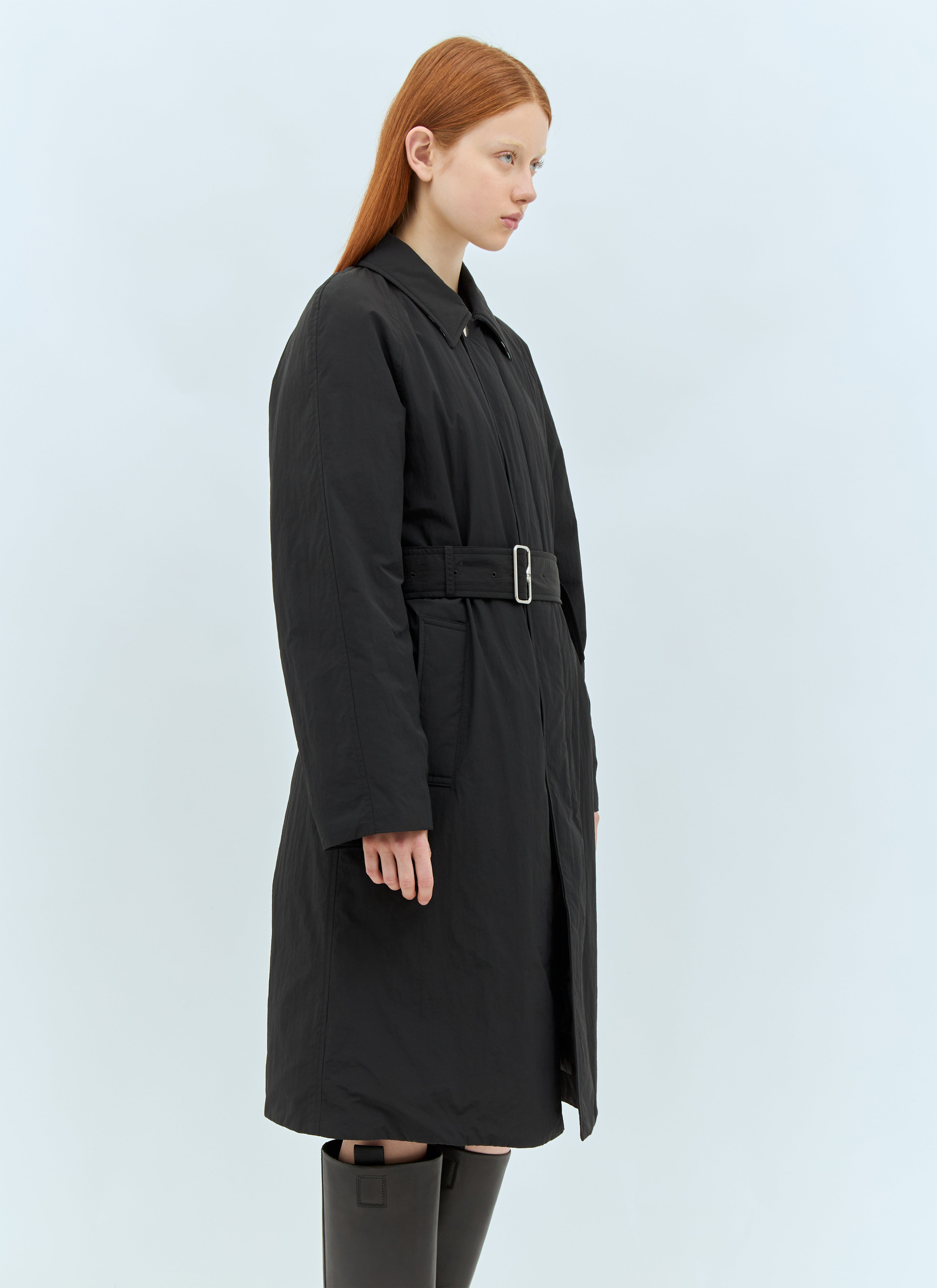 Burberry Women Long Nylon Cotton Padded Car Coat - 3