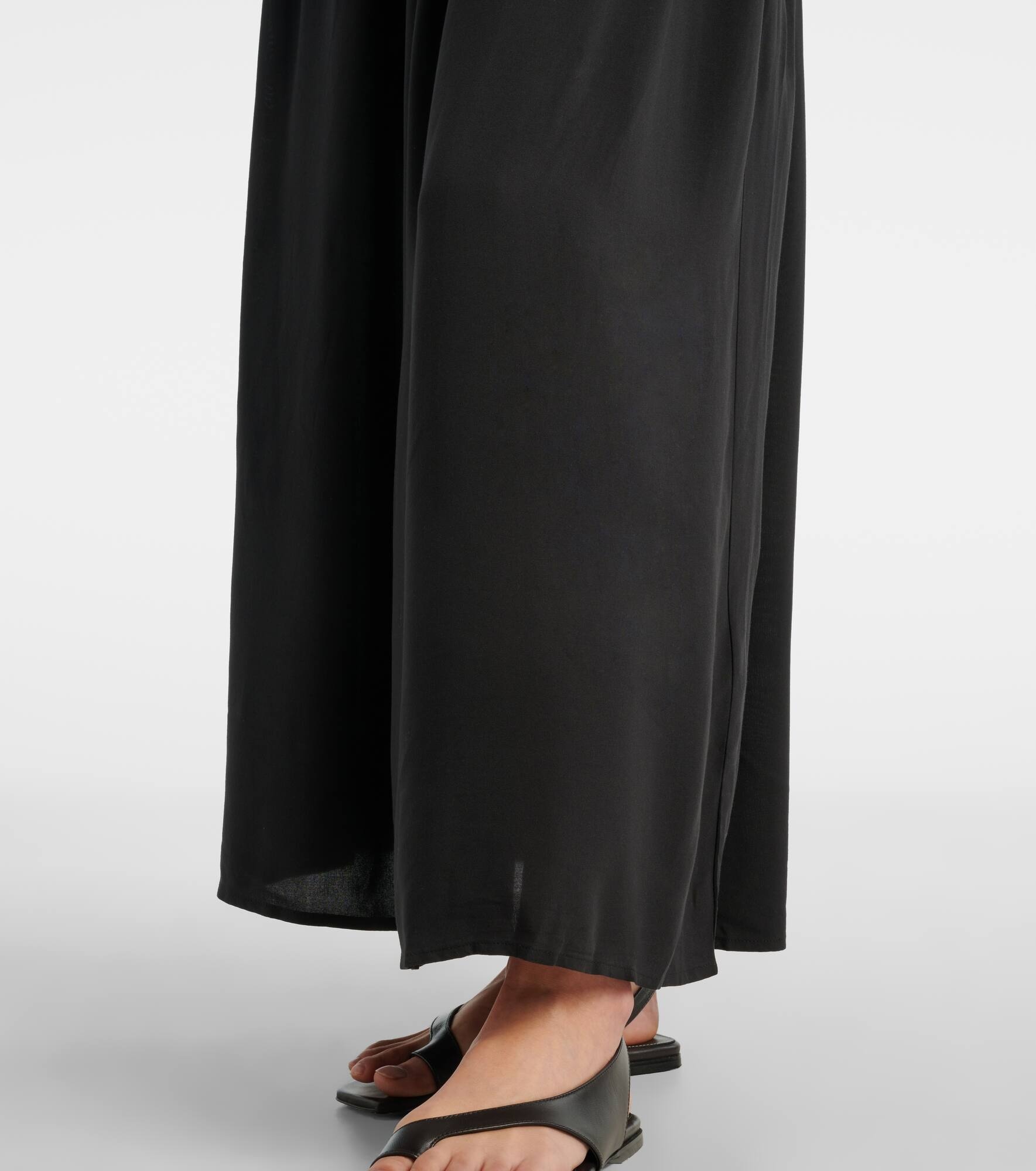 Hedy strapless linen maxi dress - 6