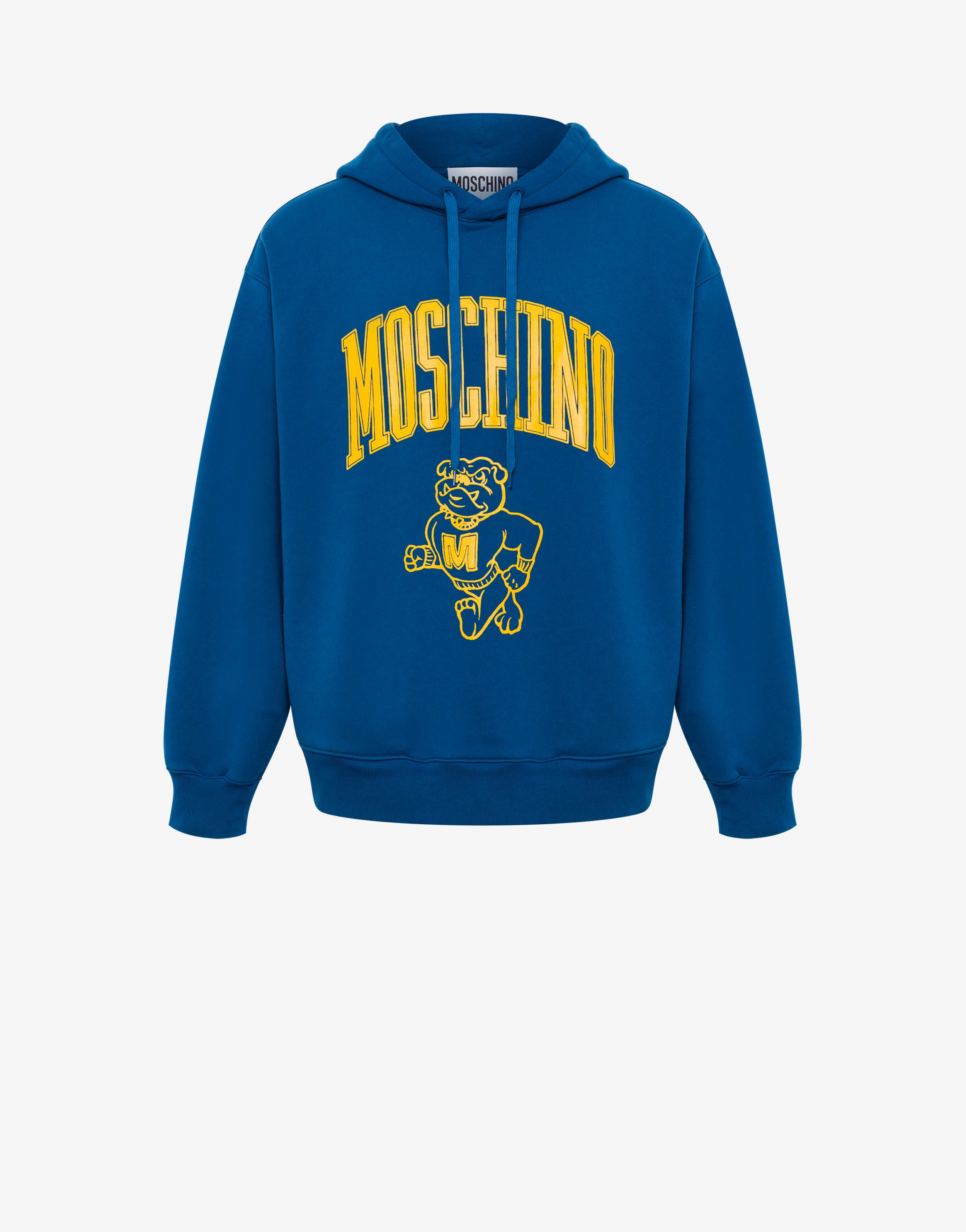 MOSCHINO VARSITY HOODED SWEATSHIRT - 1