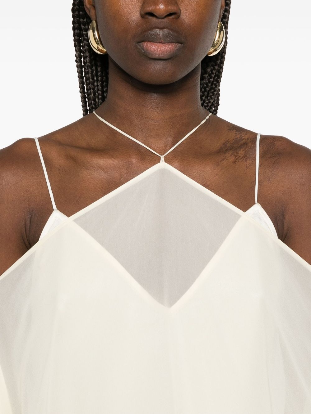 layered maxi dress - 5