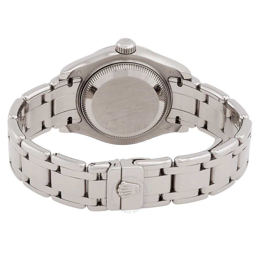 Rolex Lady-Datejust White Gold Pearlmaster Automatic Diamond Black Dial Ladies Watch 80339 - 3