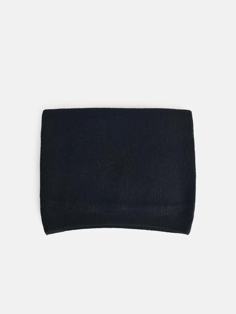 Loulou de Saison 'EMRY' BLACK CASHMERE SNOOD SCARF outlook