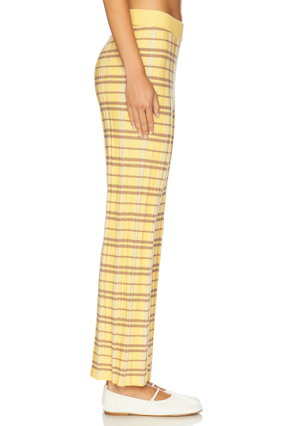 Plaid Flare Pant - 3