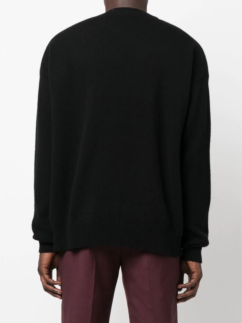 crew-neck cashmere jumper - 4