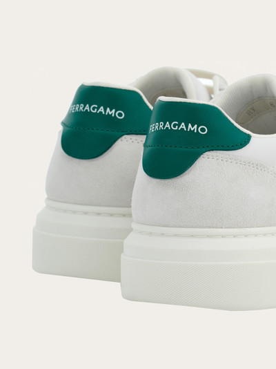 FERRAGAMO Low cut sneaker with Gancini outline outlook