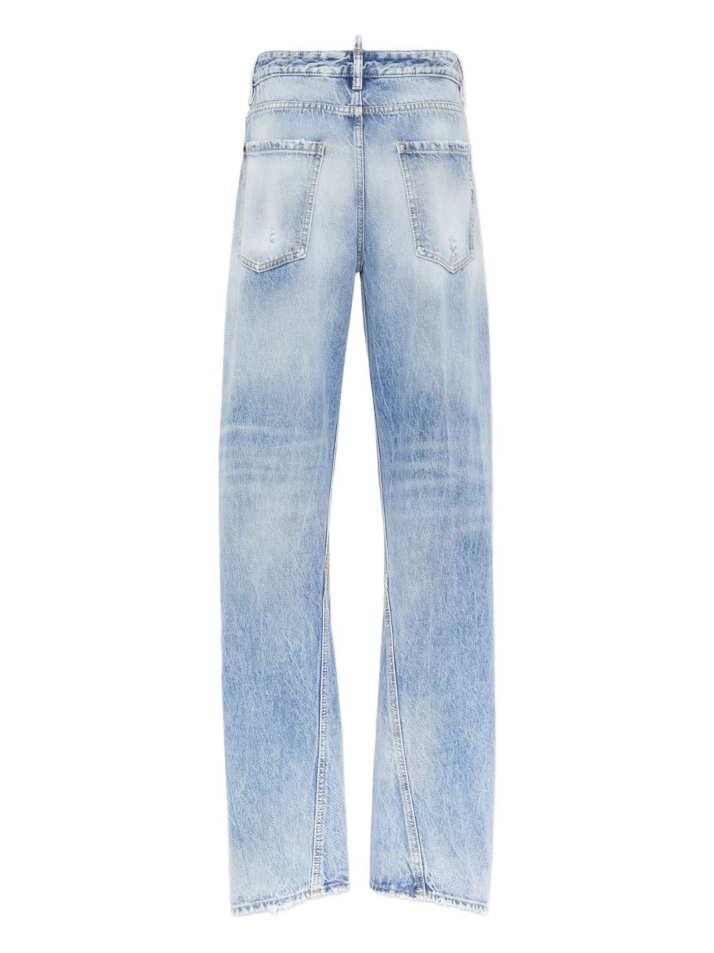 decorative-stitching jeans - 2