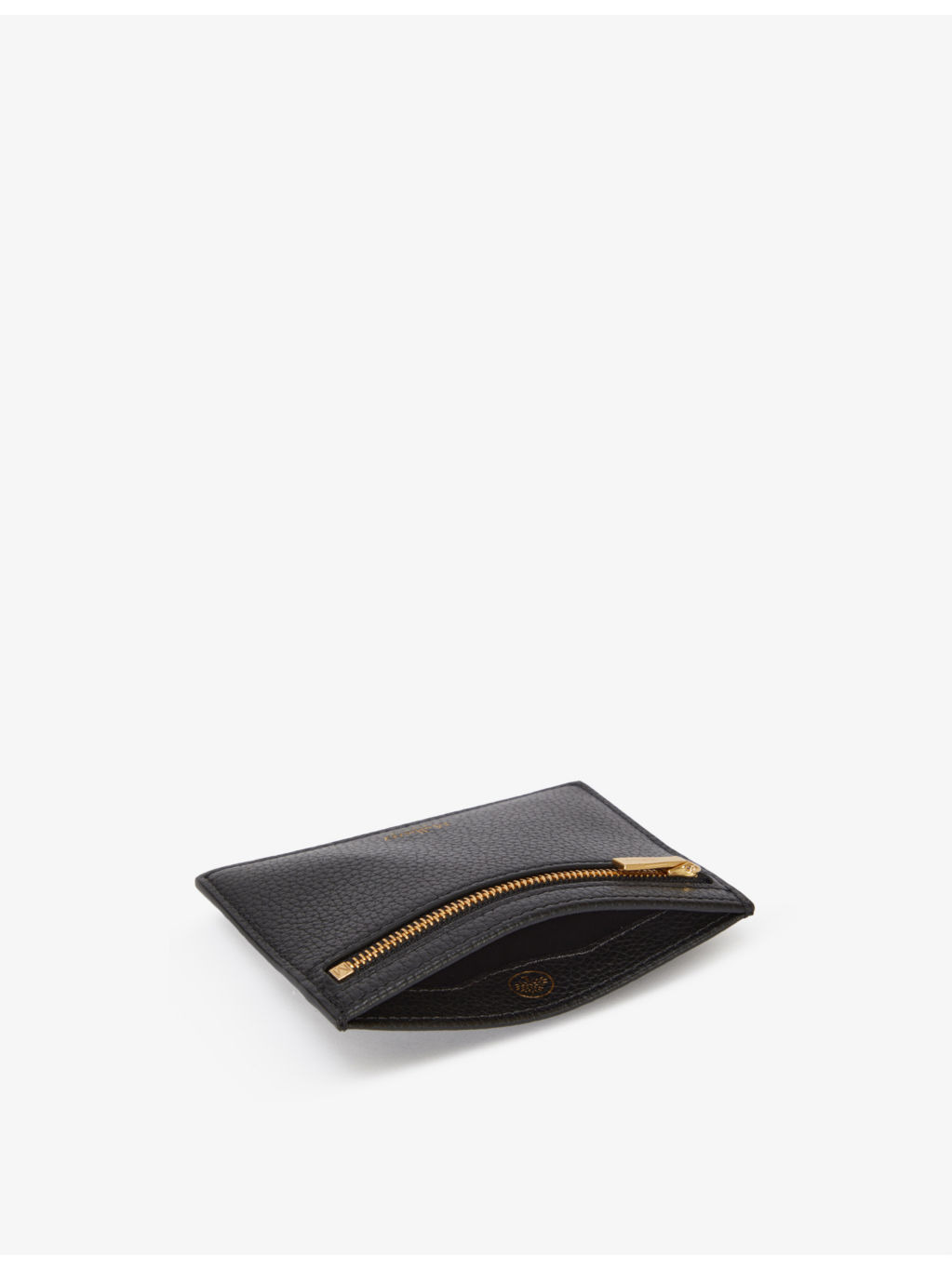 Zipped leather card holder - 2