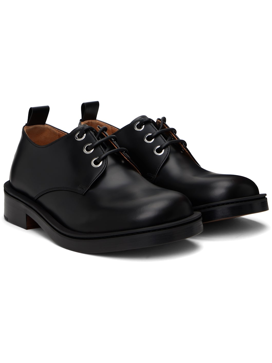 Black Trunk Lace Up Derbys - 4