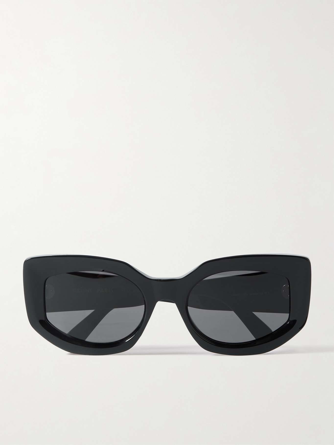 Bold cat-eye acetate sunglasses - 1