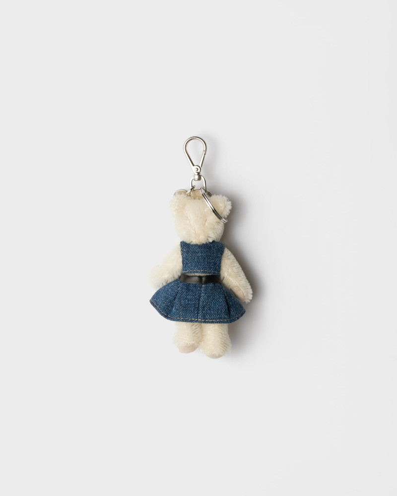 Prada Teddy keychain charm outlook