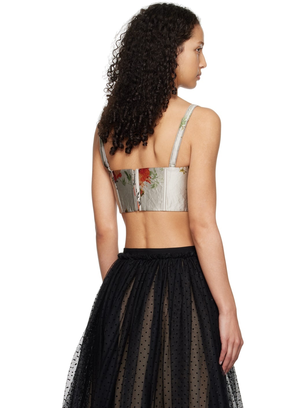 Gray Textured Camisole - 3