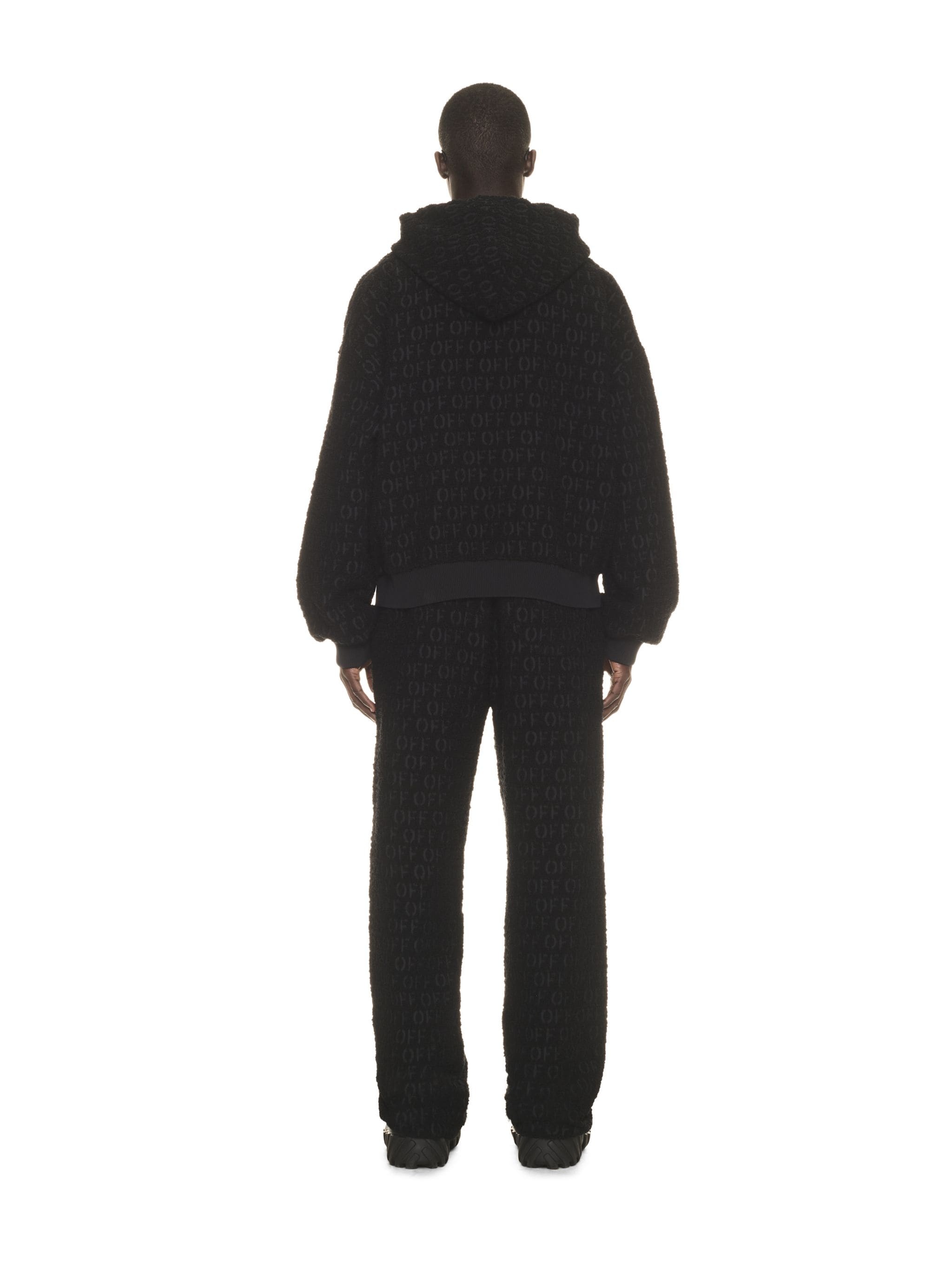 Off Ao Bouclé Over Hoodie - 4