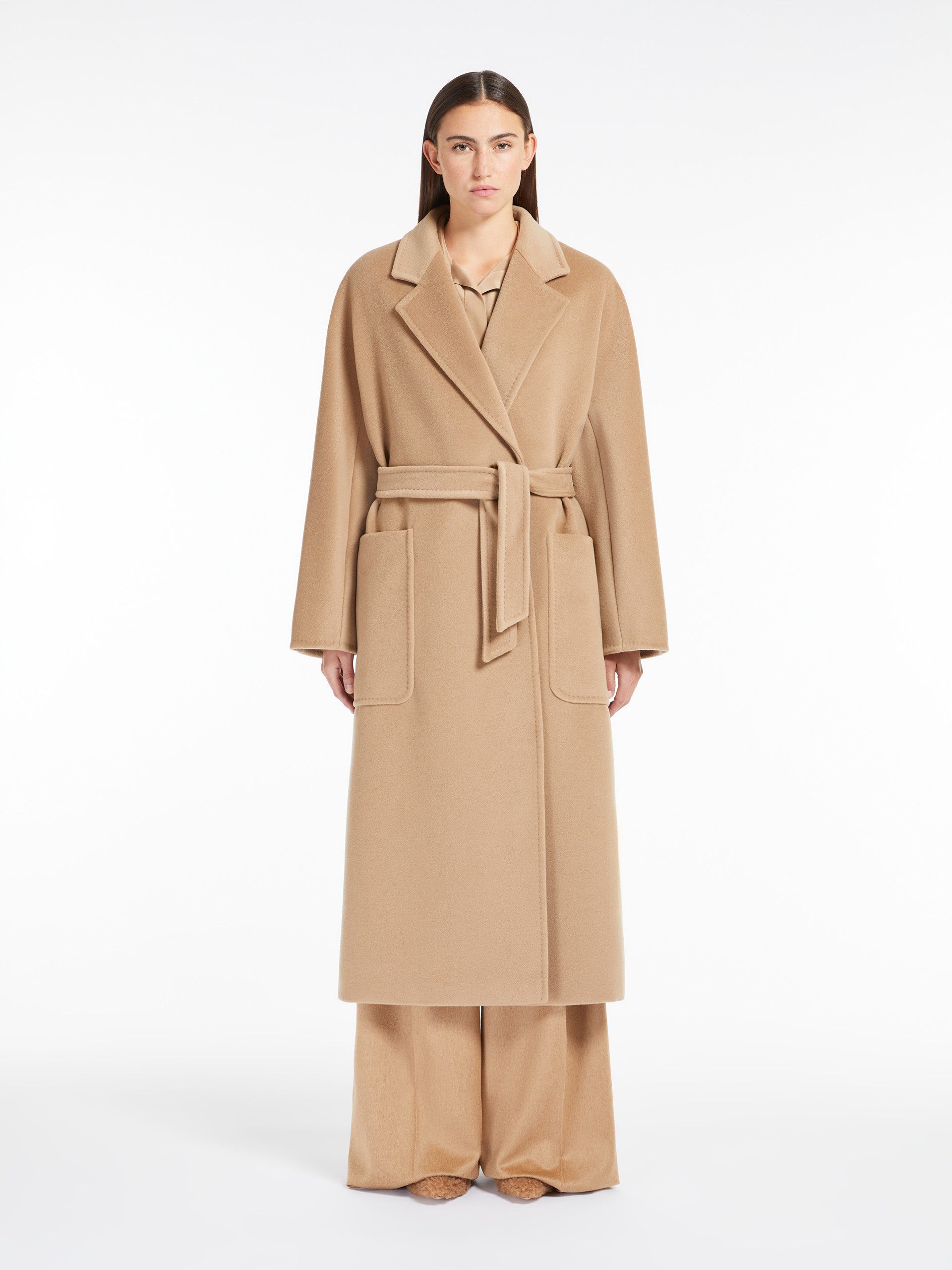 LOCRI Cashmere and wool robe coat - 3