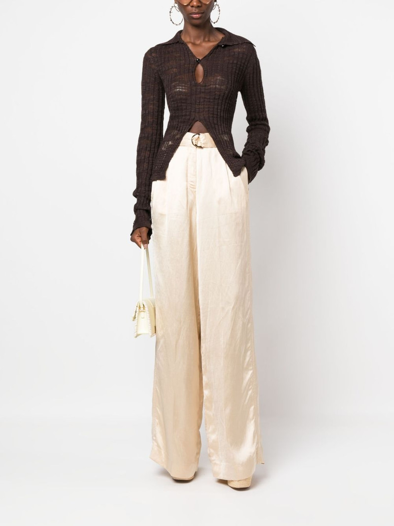 Zimmermann Wonderland satin trousers outlook
