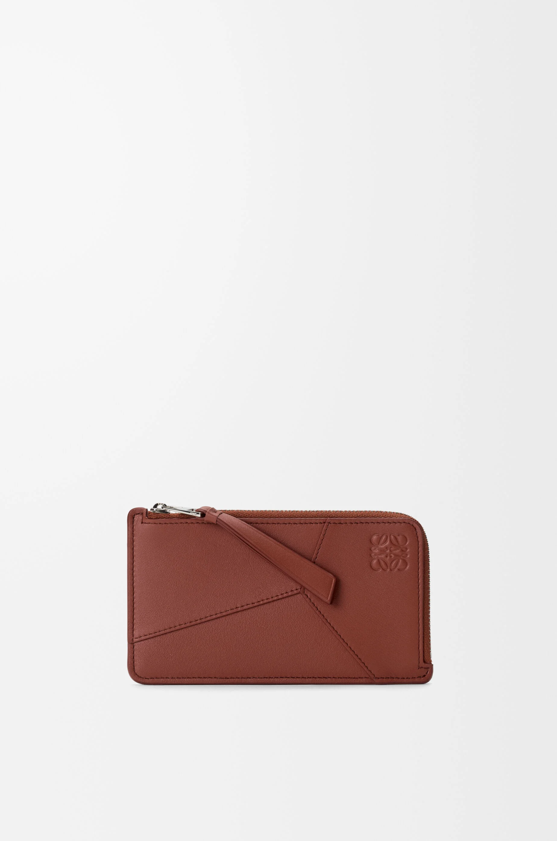 Puzzle long coin cardholder in classic calfskin - 1