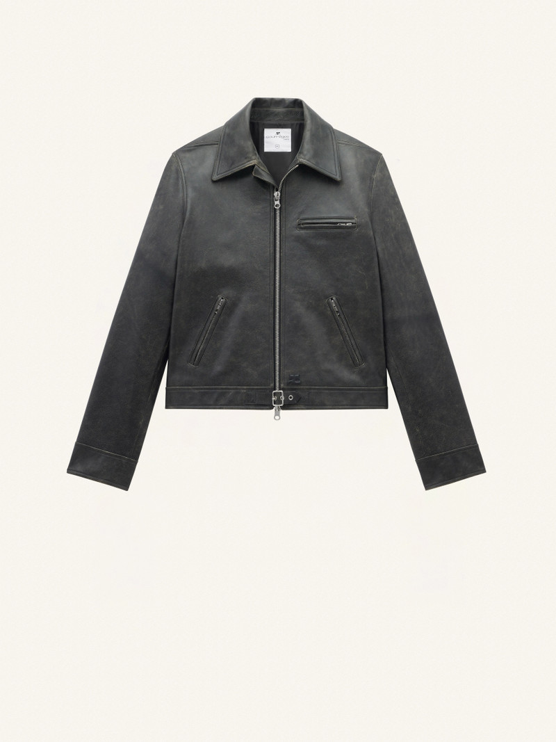 OFFICER LEATHER JACKET 1