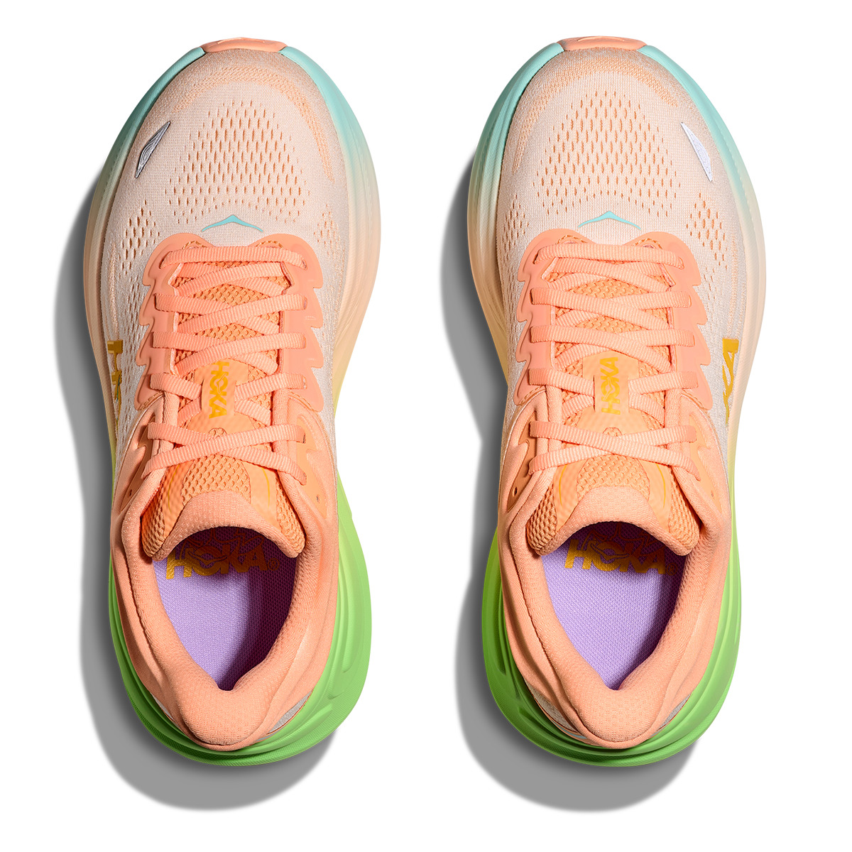 Hoka Bondi 9 Frost - Pale Tangerine - 3