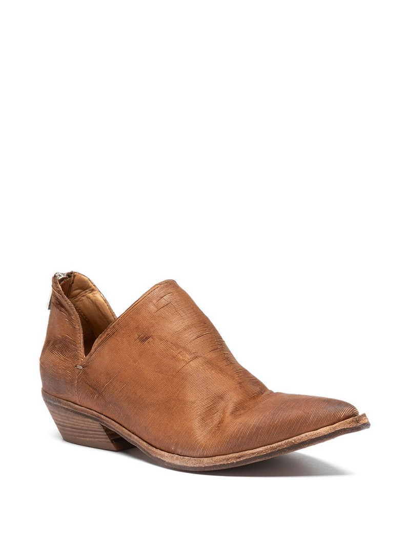 OFFICINE CREATIVE Noelie DD pointed-toe zip boots outlook