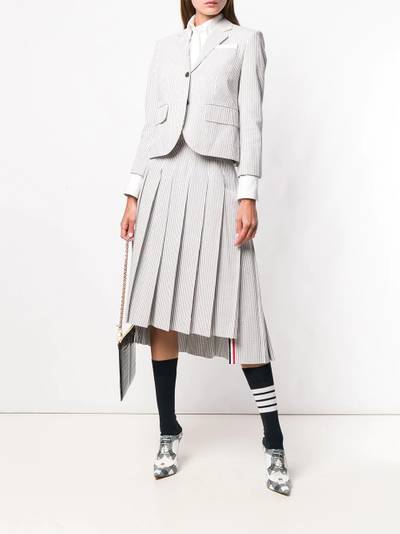 Thom Browne vertical-stripe single-breasted blazer outlook