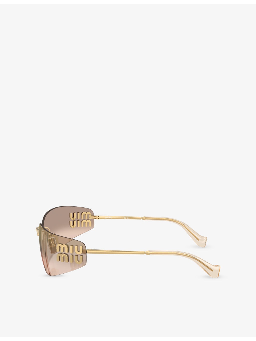 MU A51S Square-Frame Metal Sunglasses - 3