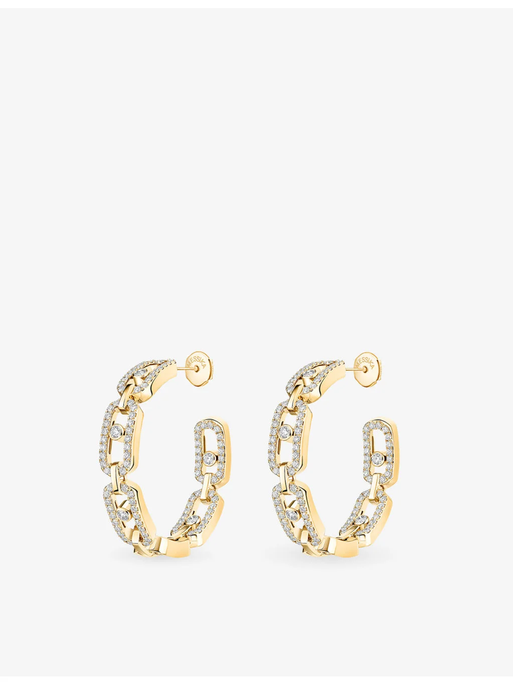 Move Link 18ct gold and 0.86ct diamond earrings - 1