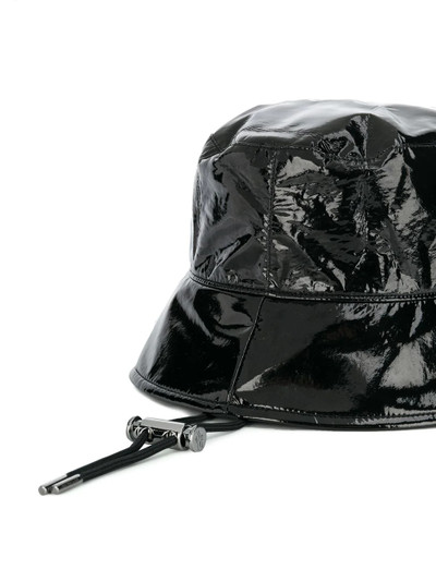 Moncler varnished bucket hat outlook