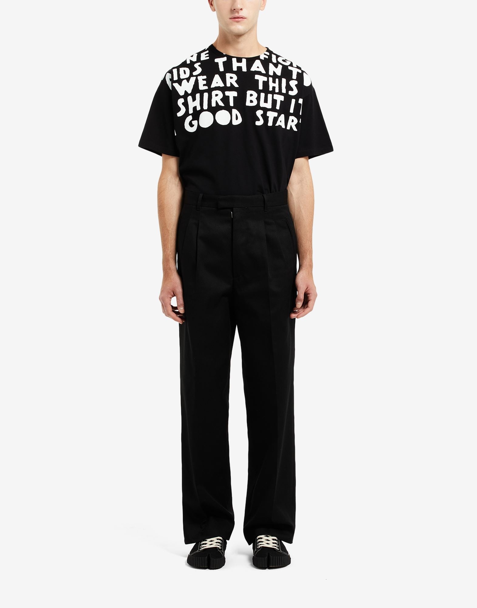 High-waisted pleated trousers - 2