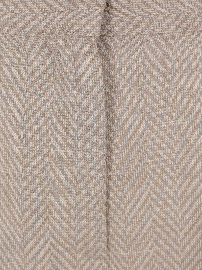 herringbone-pattern trousers 3