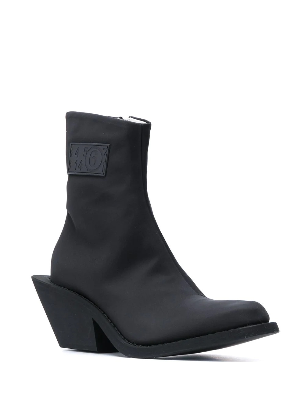 logo patch ankle boots - 2