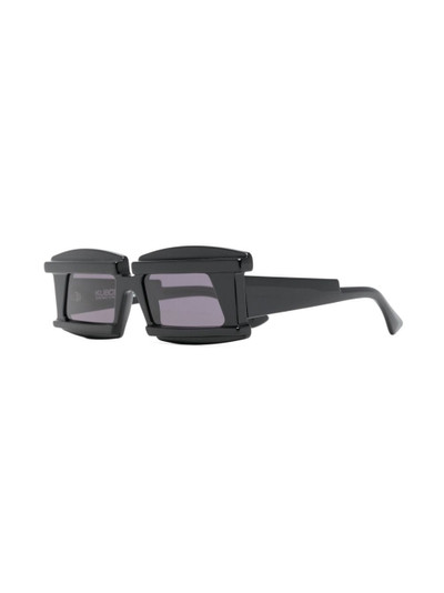 Kuboraum square-frame tinted sunglasses outlook