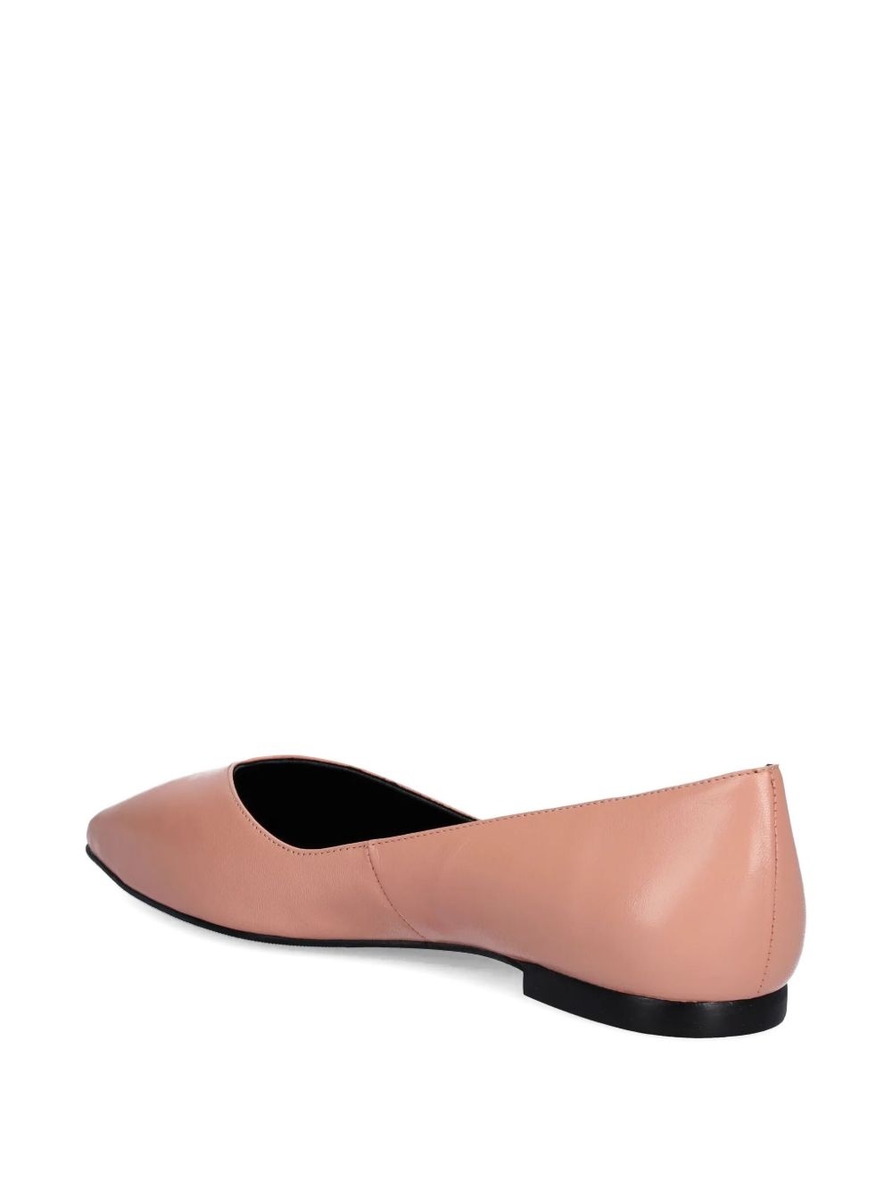 leather ballerina shoes - 3