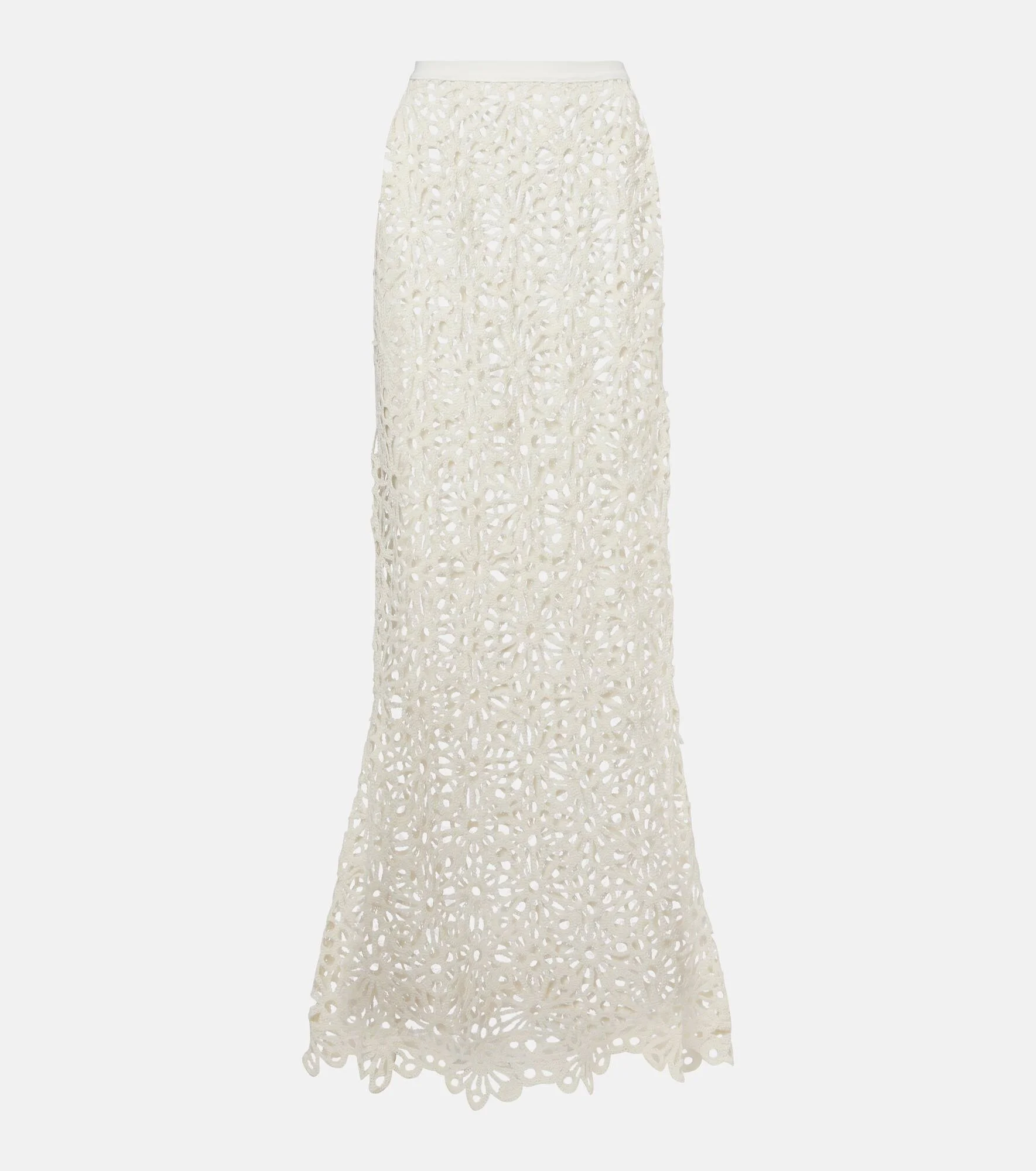Obie floral lace maxi skirt - 1