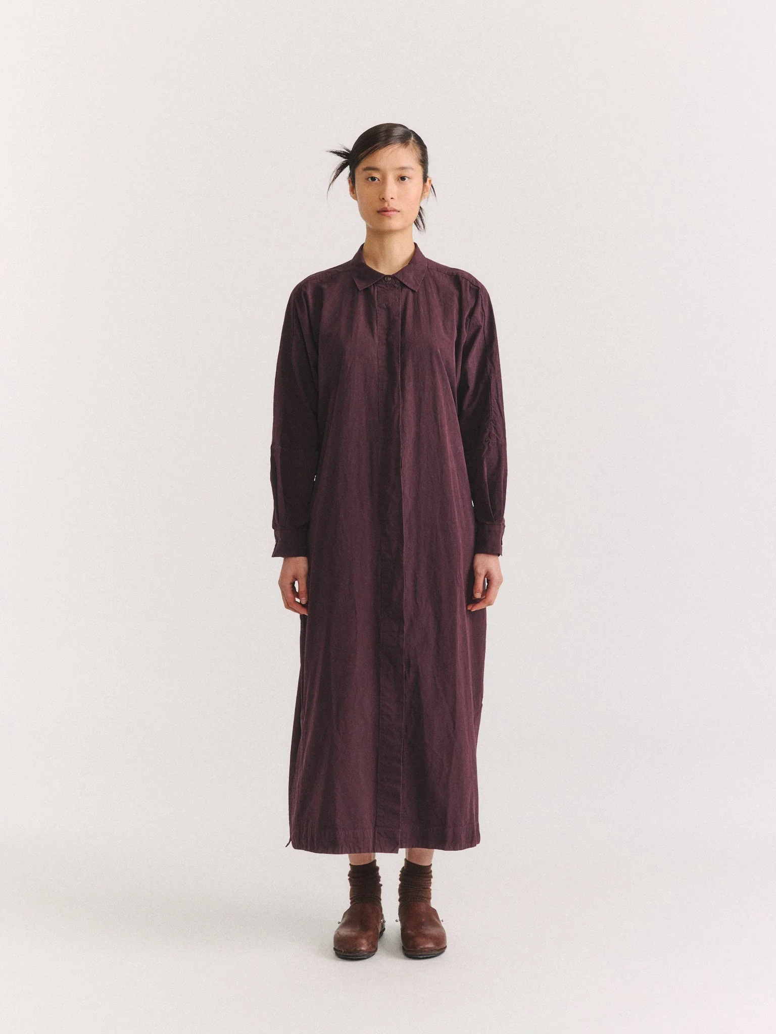 WAGA LS DRESS - PAPER COT - EBONY - 1