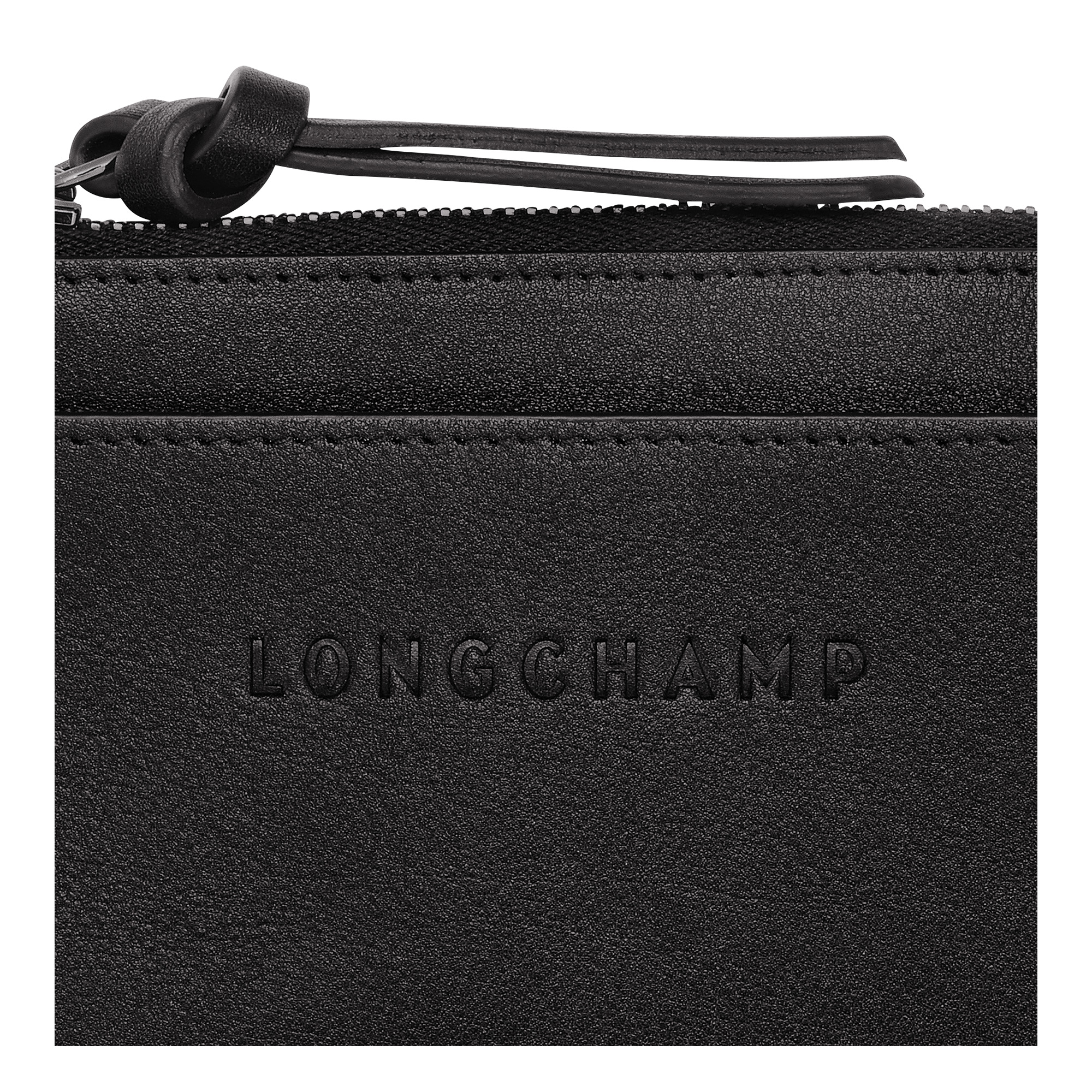 Longchamp 3D Card holder Black - Leather - 4