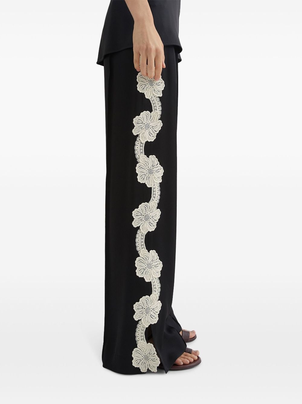 embroidered trousers - 3