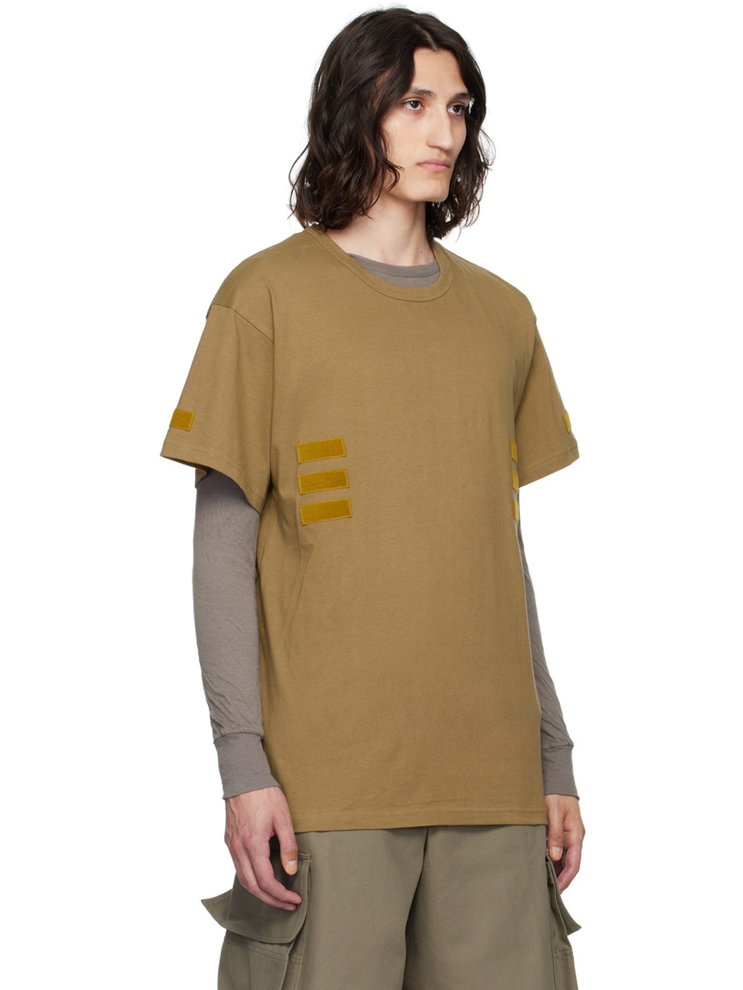 Brown Crewneck T-Shirt - 2