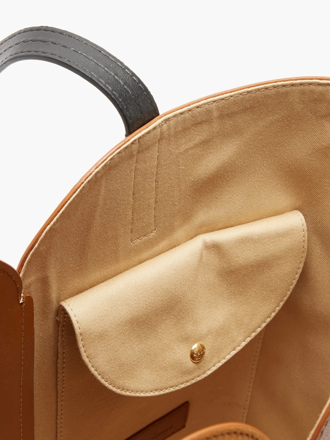 Gaia suede and leather tote bag - 6