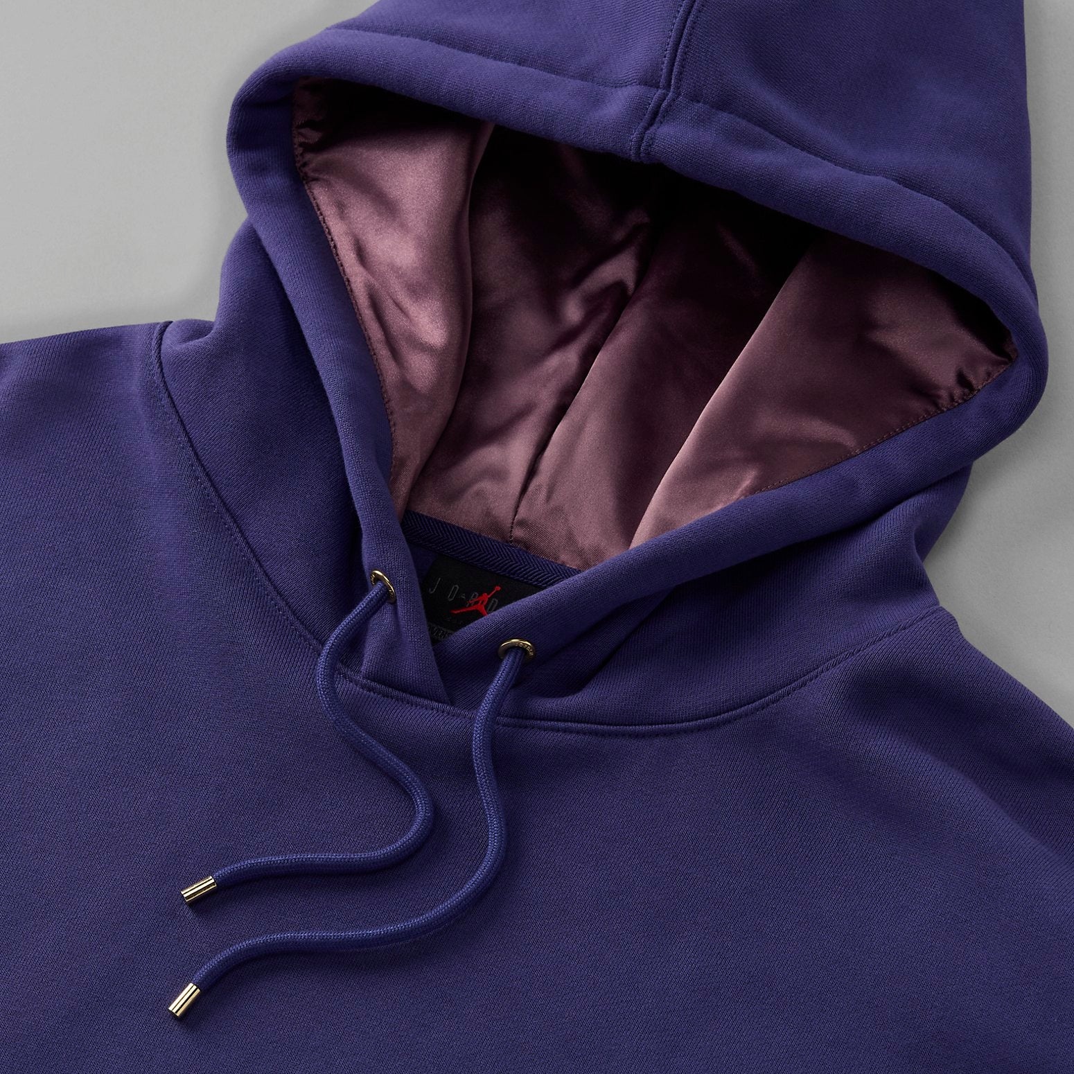 (WMNS) Air Jordan Flight Fleece Hoodie 'Purple' FB5111-502 - 2