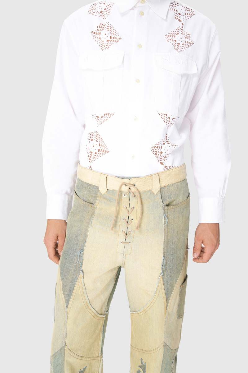 Regenerated Denim Loose Jeans 4