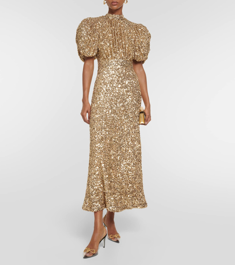 ROTATE Sequined midi dress outlook