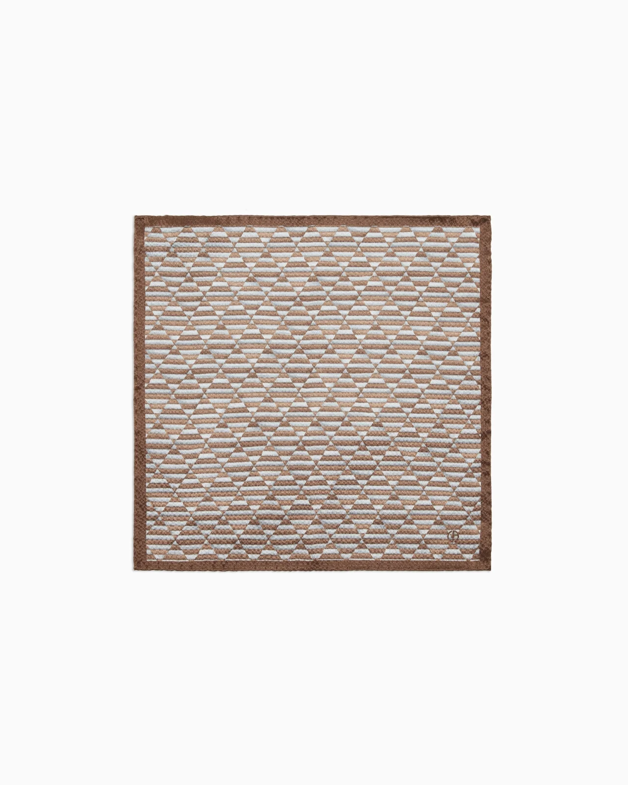 PRINTED SILK POCKET SQUARE - 1