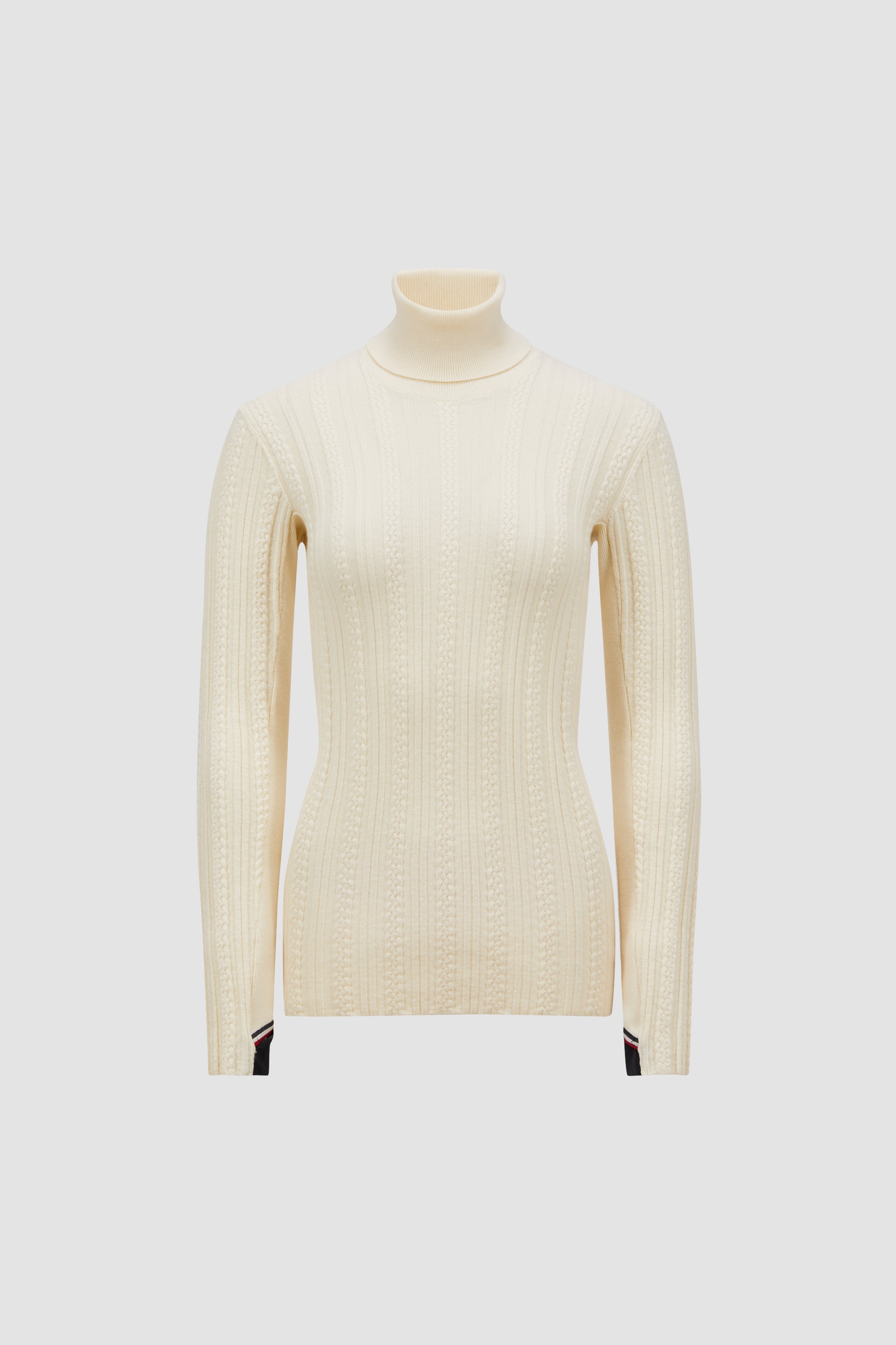 Wool Blend Turtleneck Sweater - 1