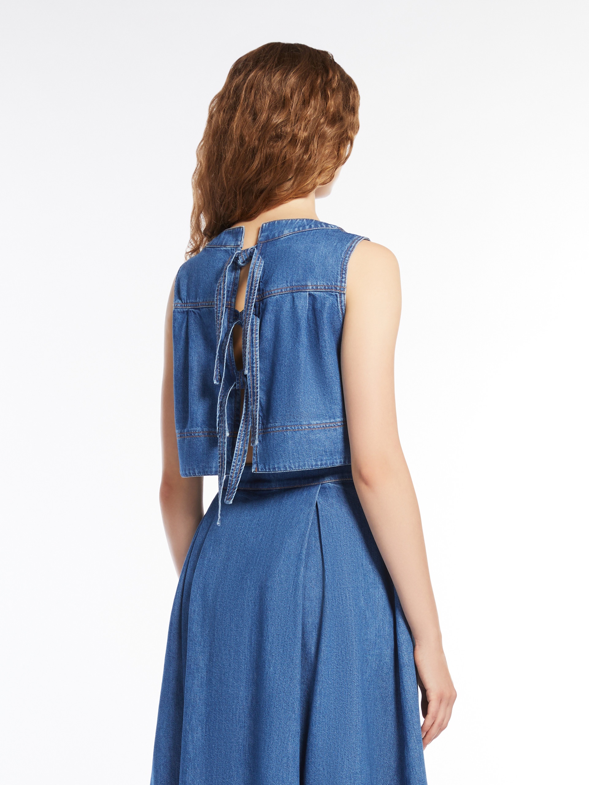MAGIA Cotton denim top - 4