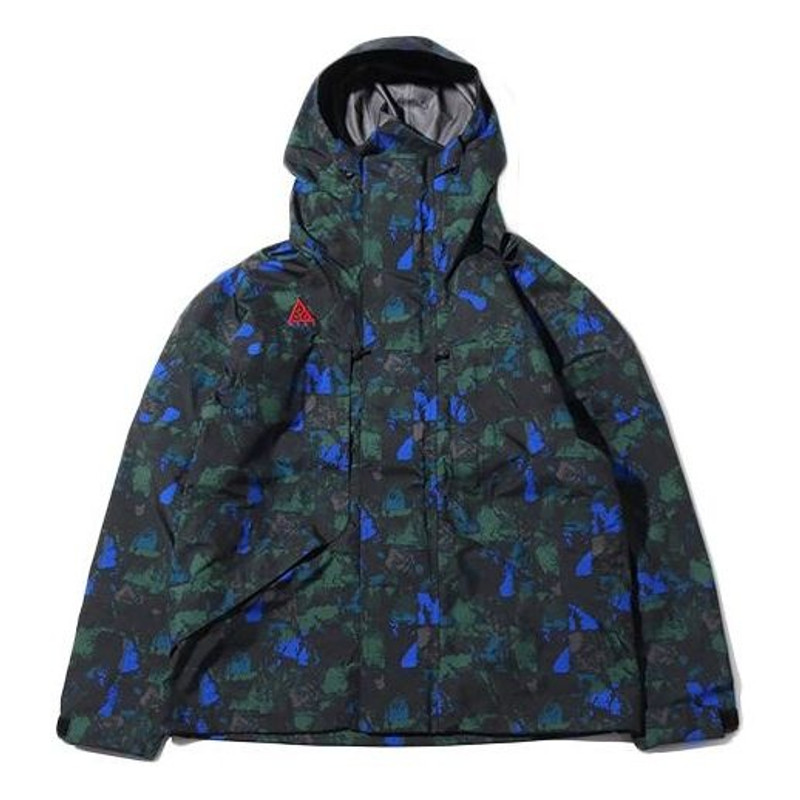Nike Lab ACG Gore-Tex Allover Print Jacket 'Racer Blue Habanero Red' CI0428-416 1